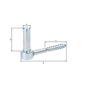 BISAGRA PARA ATORNILLAR DIAMETRO 14MM