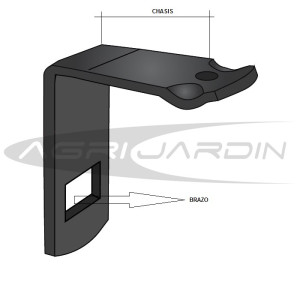 ABRAZADERA VIBROCULTIVADOR 50X50MM