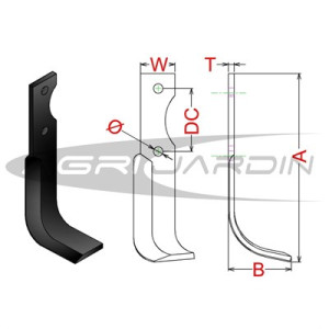 CUCHILLA MOTOCULTOR BCS Grillino