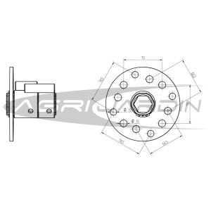 JUEGO DE EJES DESPLAZABLES DIFERENCIALES MOTOCULTOR HONDA