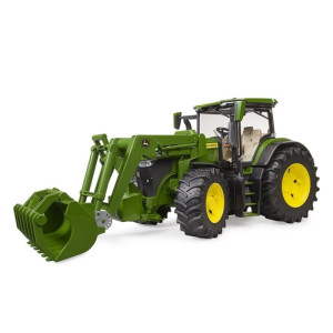 JOHN DEERE 7R CON PALA FRONTAL BRUDER