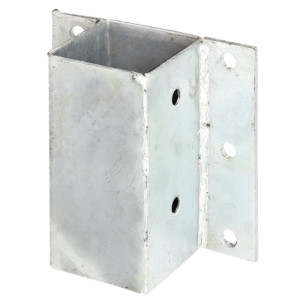 SOPORTE POSTE 90X90 PARA PARED GALVANIZADO