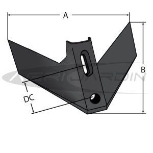 REJA DE ALETAS PARA CULTIVADOR 320MM