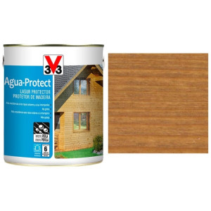 LASUR AL AGUA MADERA AGUA-PROTECT ROBLE MEDIO 2,5L SATINADO