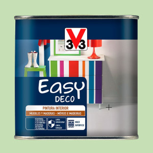 PINTURA EASY DECO POP 0,5L VERDE ALMENDRA SATINADO