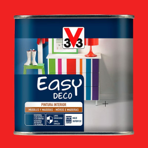 PINTURA EASY DECO POP 0,5L ROJO LIPSTICK SATINADO