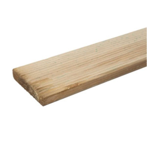 LAMA RANURADA DE MADERA DE PINO PARA TERRAZA